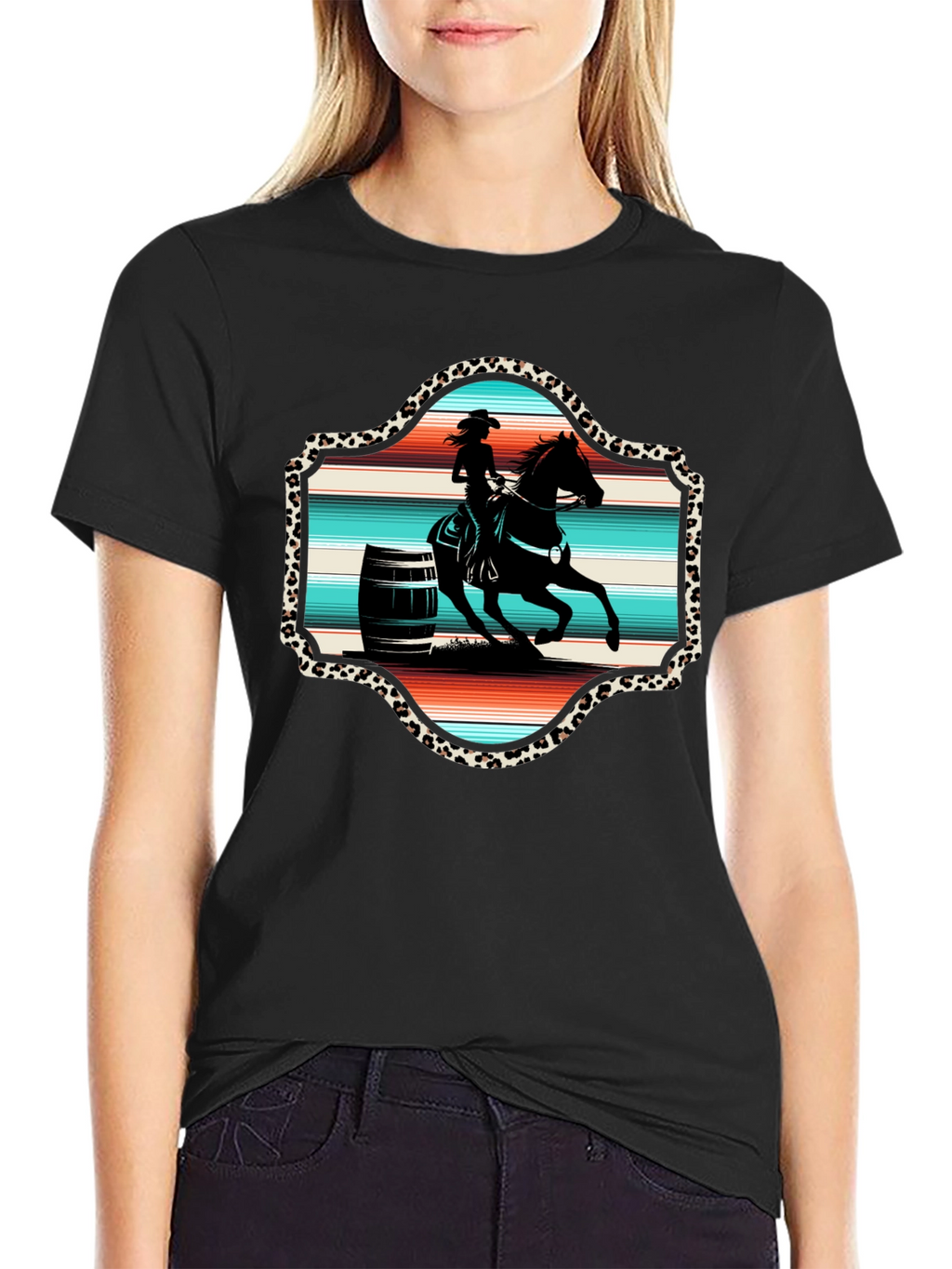 Barrel Racer Graphic Tee - Rodeo Style
