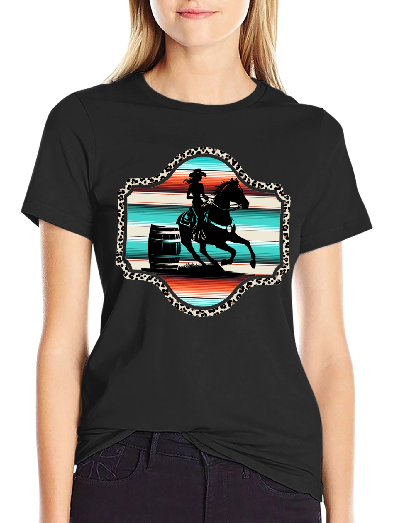 Barrel Racer Graphic Tee - Rodeo Style