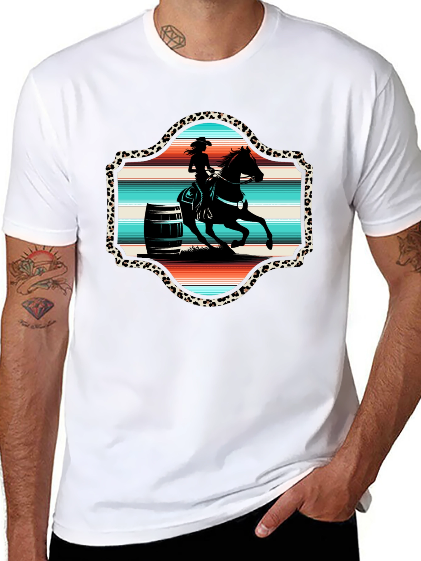 Barrel Racer Graphic Tee - Rodeo Style