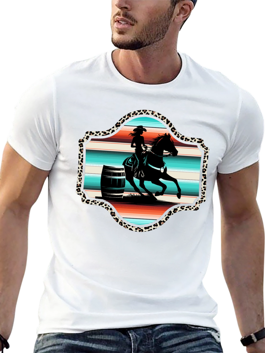 Barrel Racer Graphic Tee - Rodeo Style