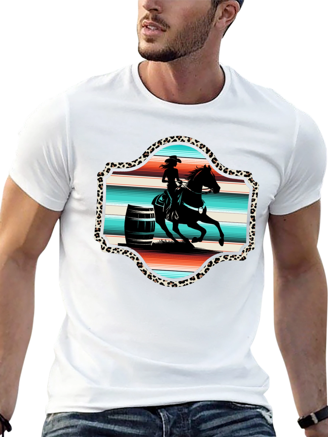 Barrel Racer Graphic Tee - Rodeo Style