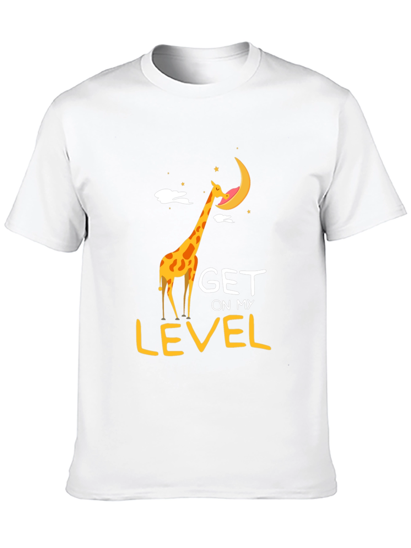 Giraffe Get on My Level Graphic Tee