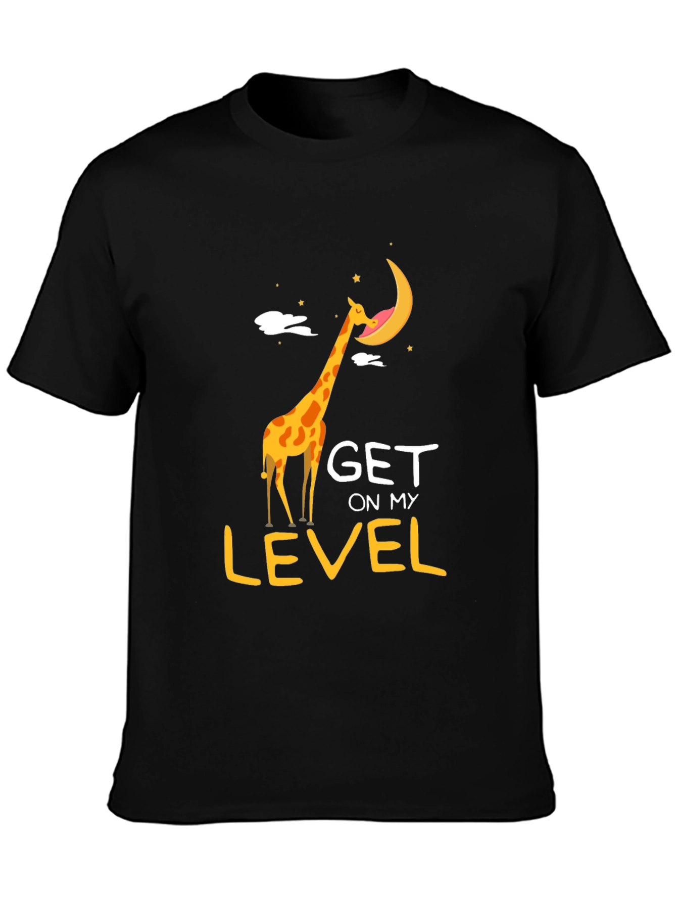 Giraffe Get on My Level Graphic Tee