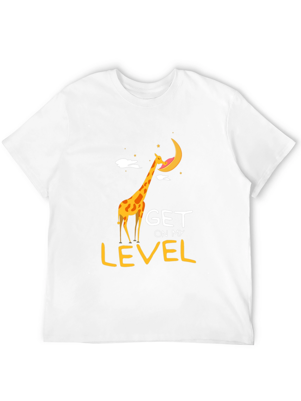 Giraffe Get on My Level Graphic Tee