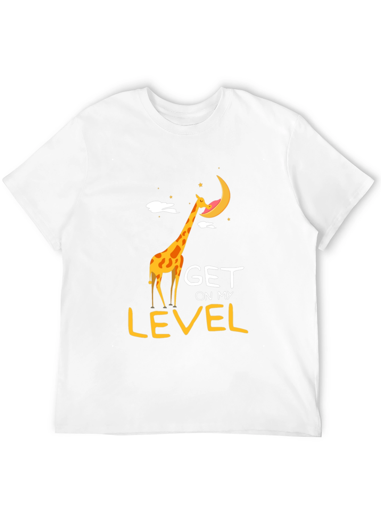Giraffe Get on My Level Graphic Tee