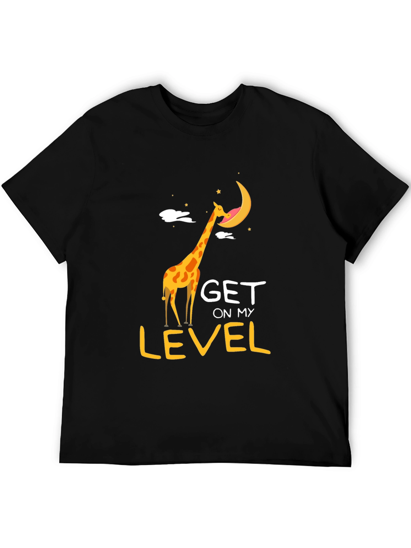 Giraffe Get on My Level Graphic Tee