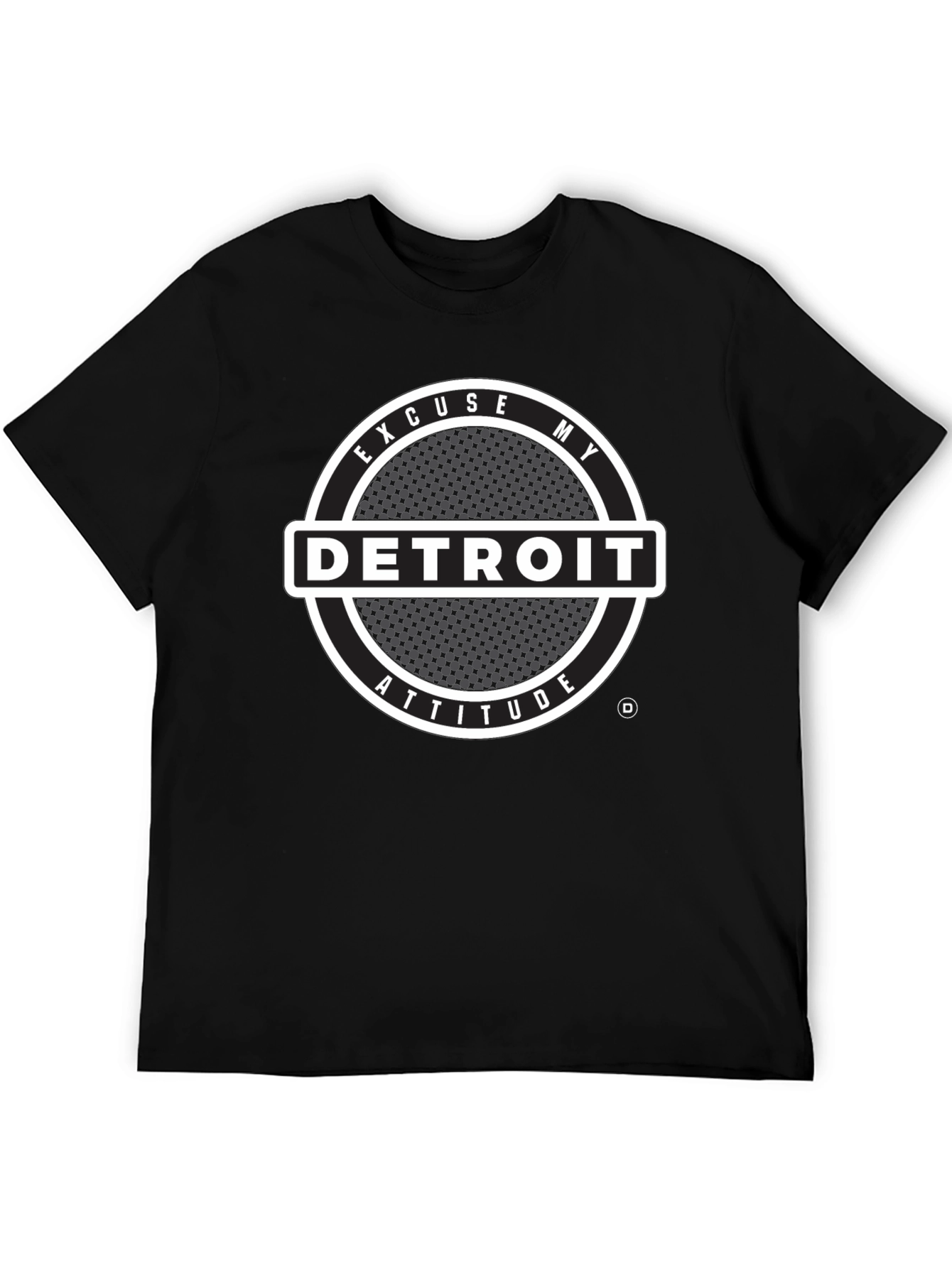 Detroit Attitude Graphic Tee - Black