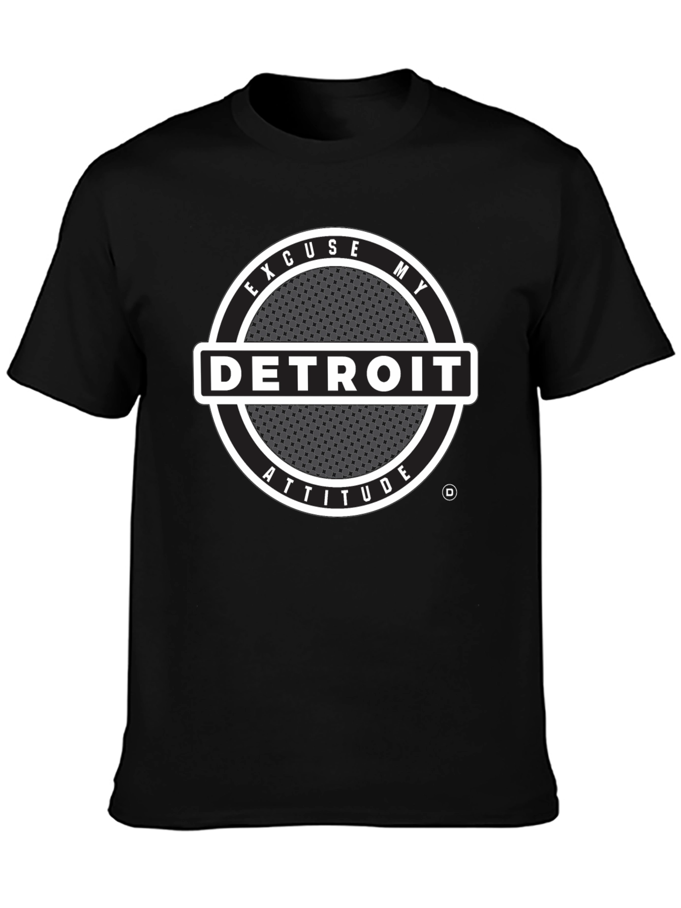 Detroit Attitude Graphic Tee - Black