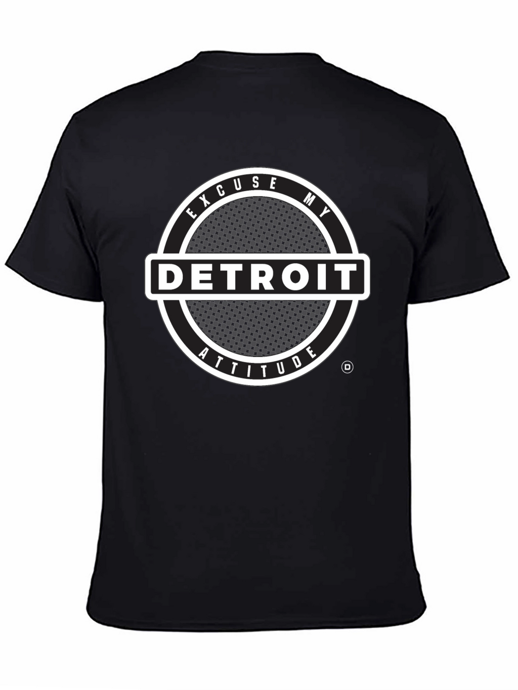 Detroit Attitude Graphic Tee - Black