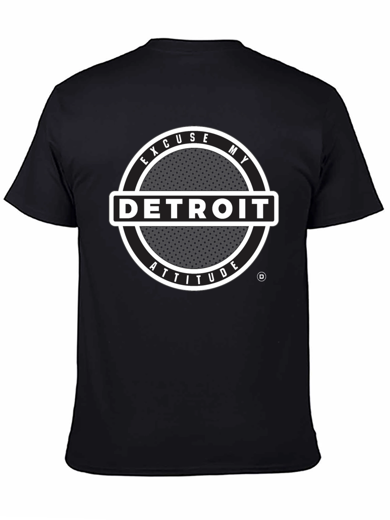 Detroit Attitude Graphic Tee - Black