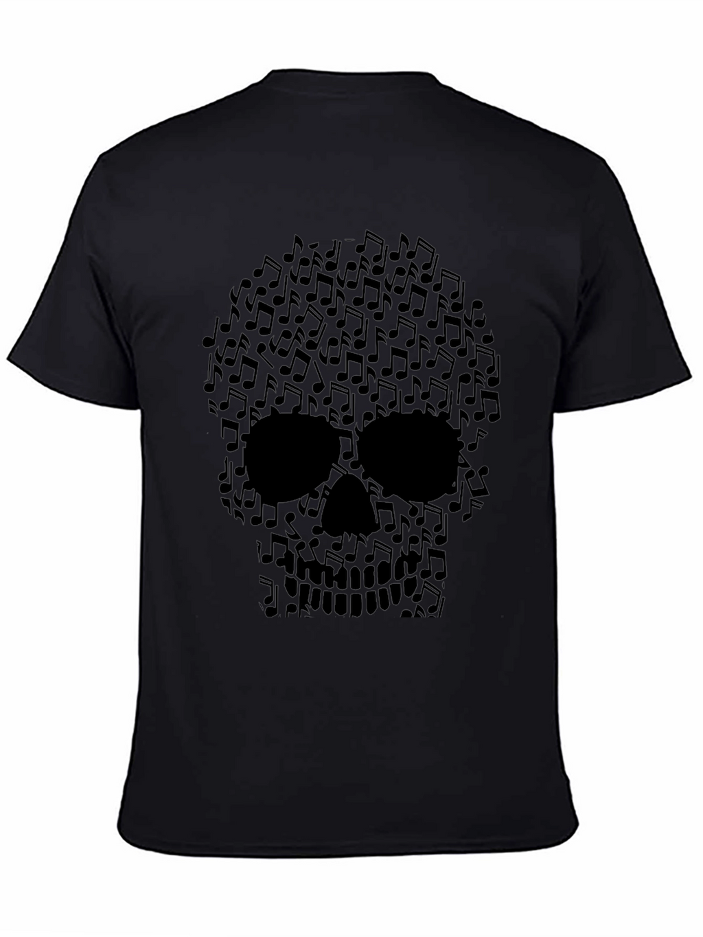Musical Skull Graphic Tee - Rocker Style Shirt