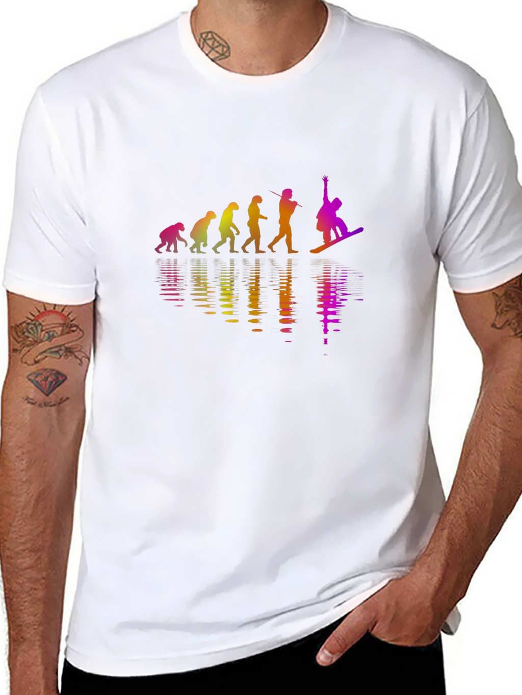 Evolution of Snowboarding T-Shirt