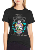 Nurse Sugar Skull Graphic Tee