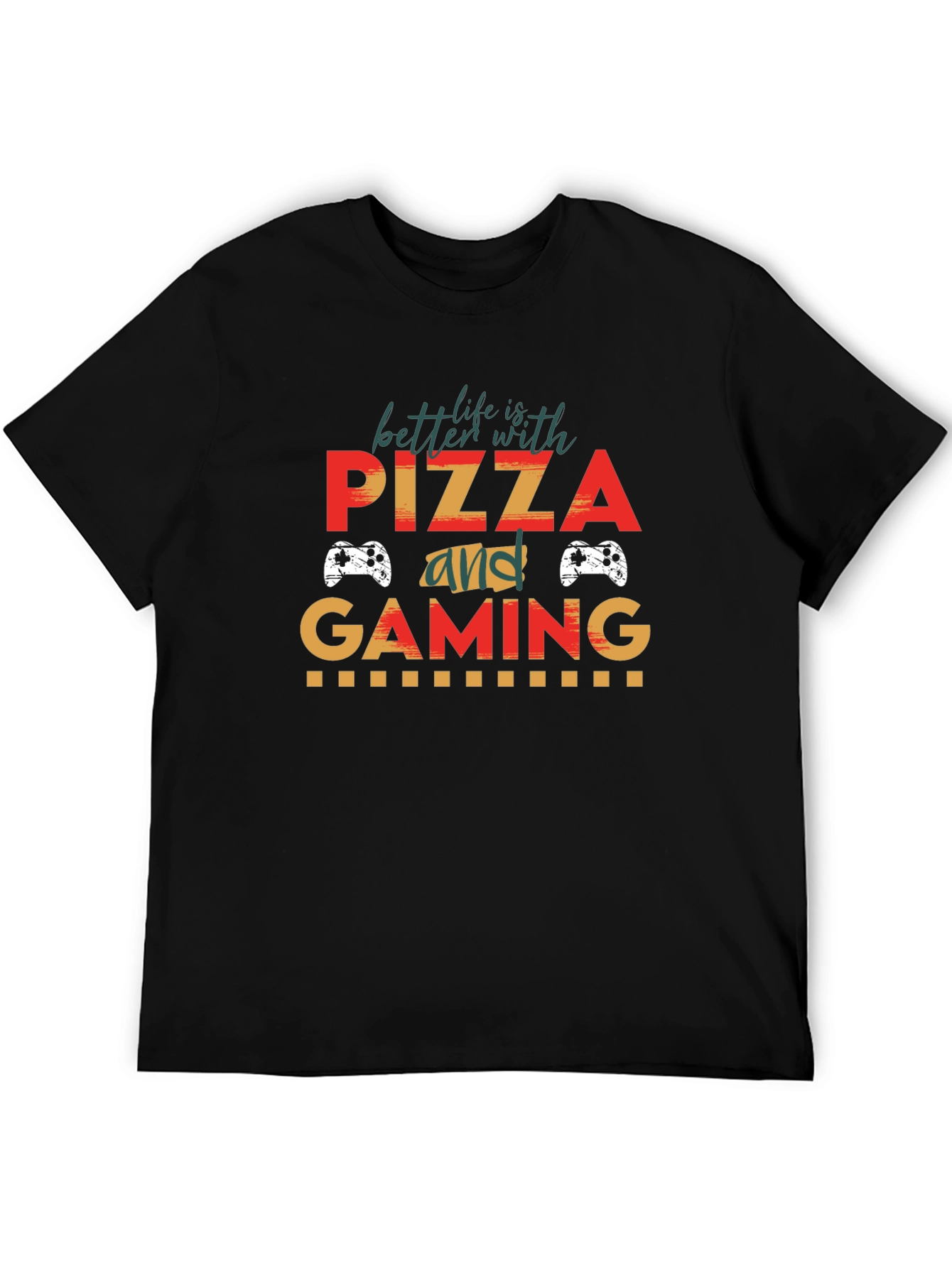 Pizza and Gaming T-Shirt - Gamer Life Tee