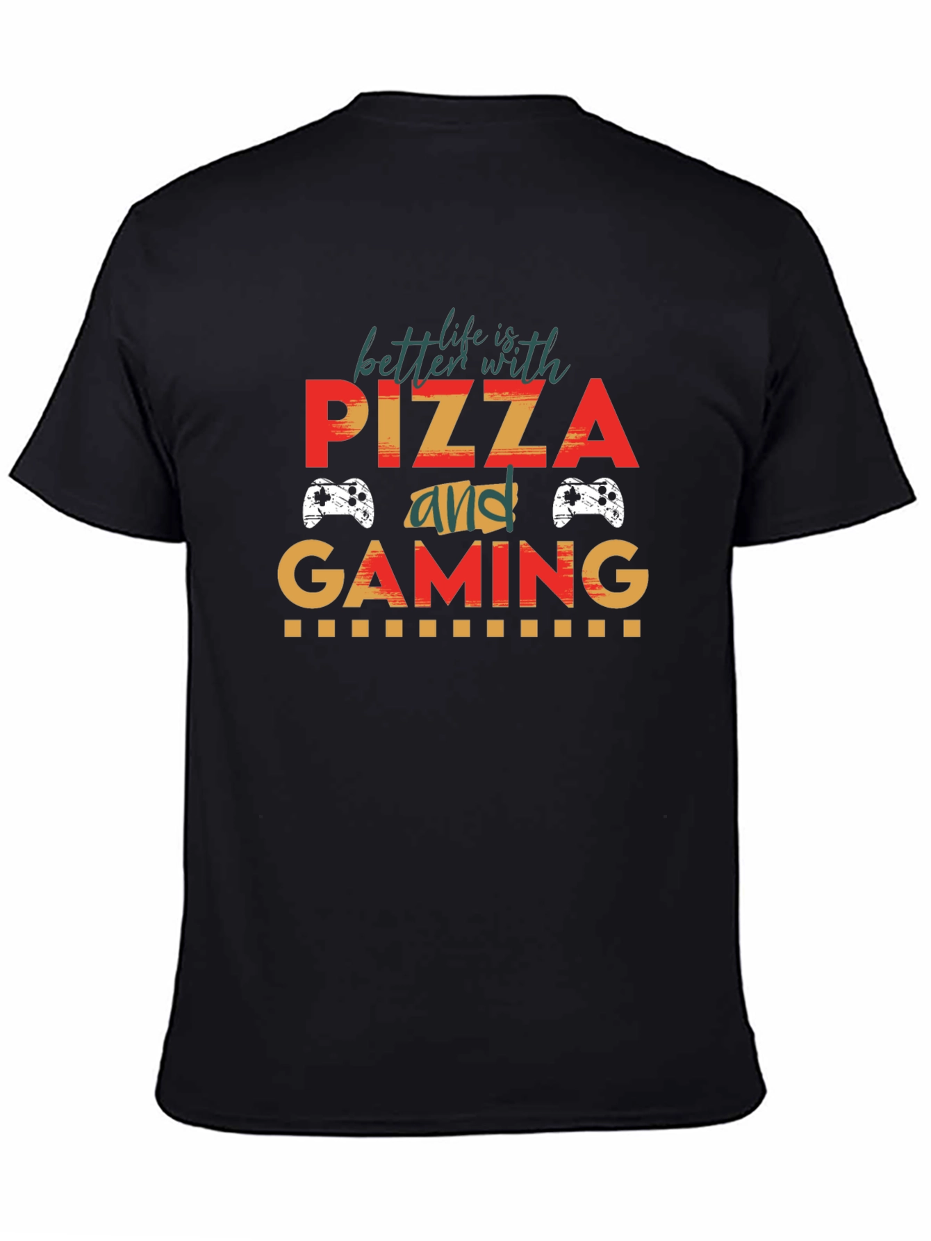 Pizza and Gaming T-Shirt - Gamer Life Tee