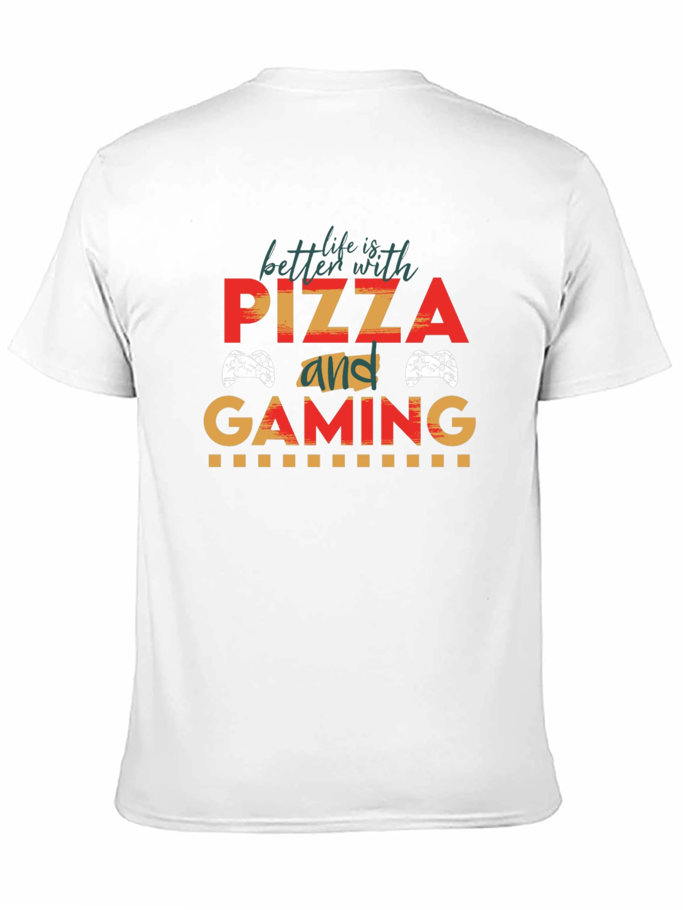 Pizza and Gaming T-Shirt - Gamer Life Tee