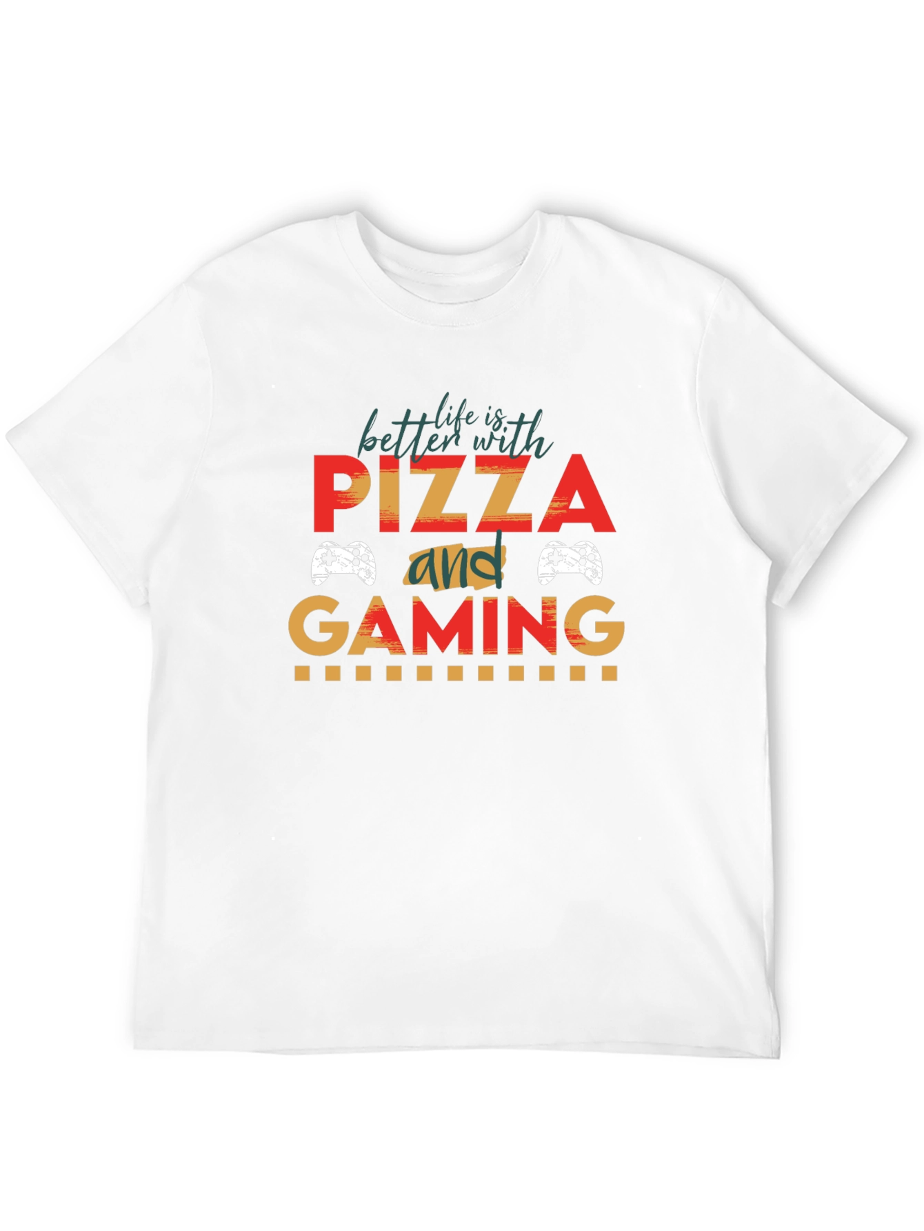 Pizza and Gaming T-Shirt - Gamer Life Tee