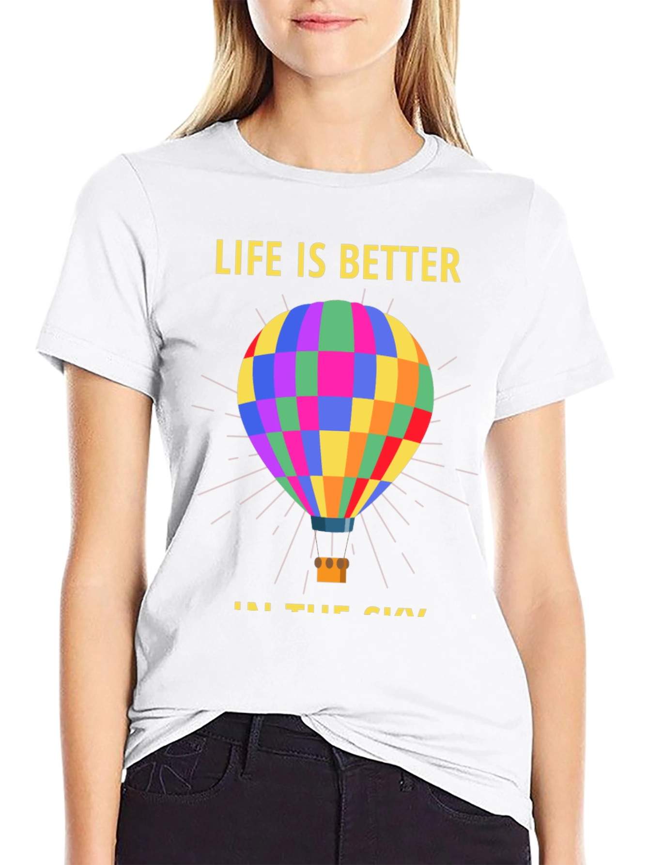 Life Is Better Hot Air Balloon T-Shirt