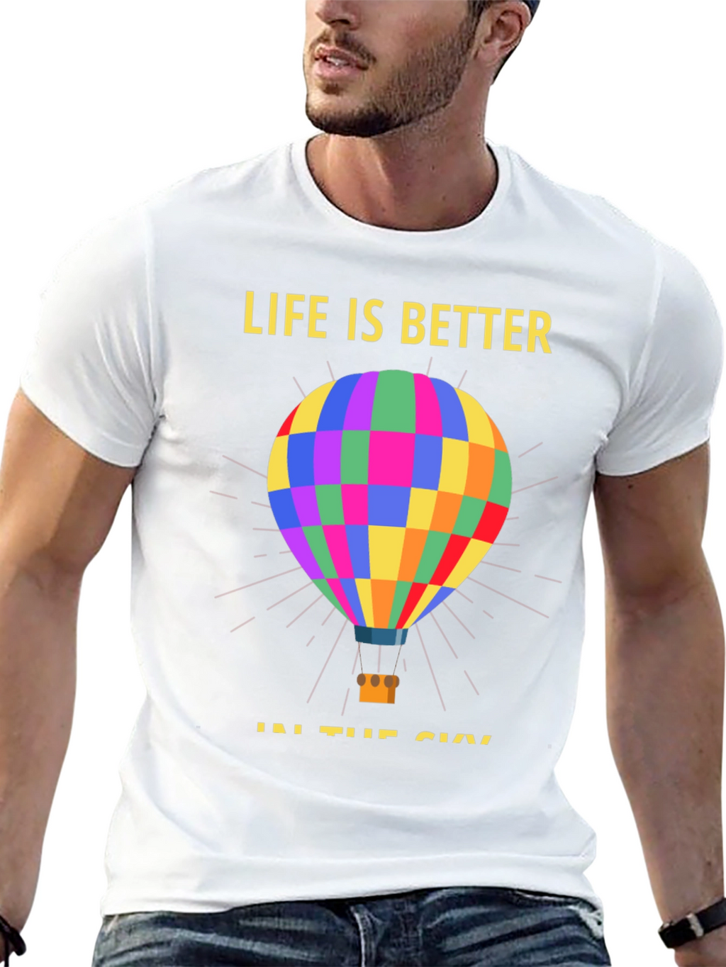 Life Is Better Hot Air Balloon T-Shirt