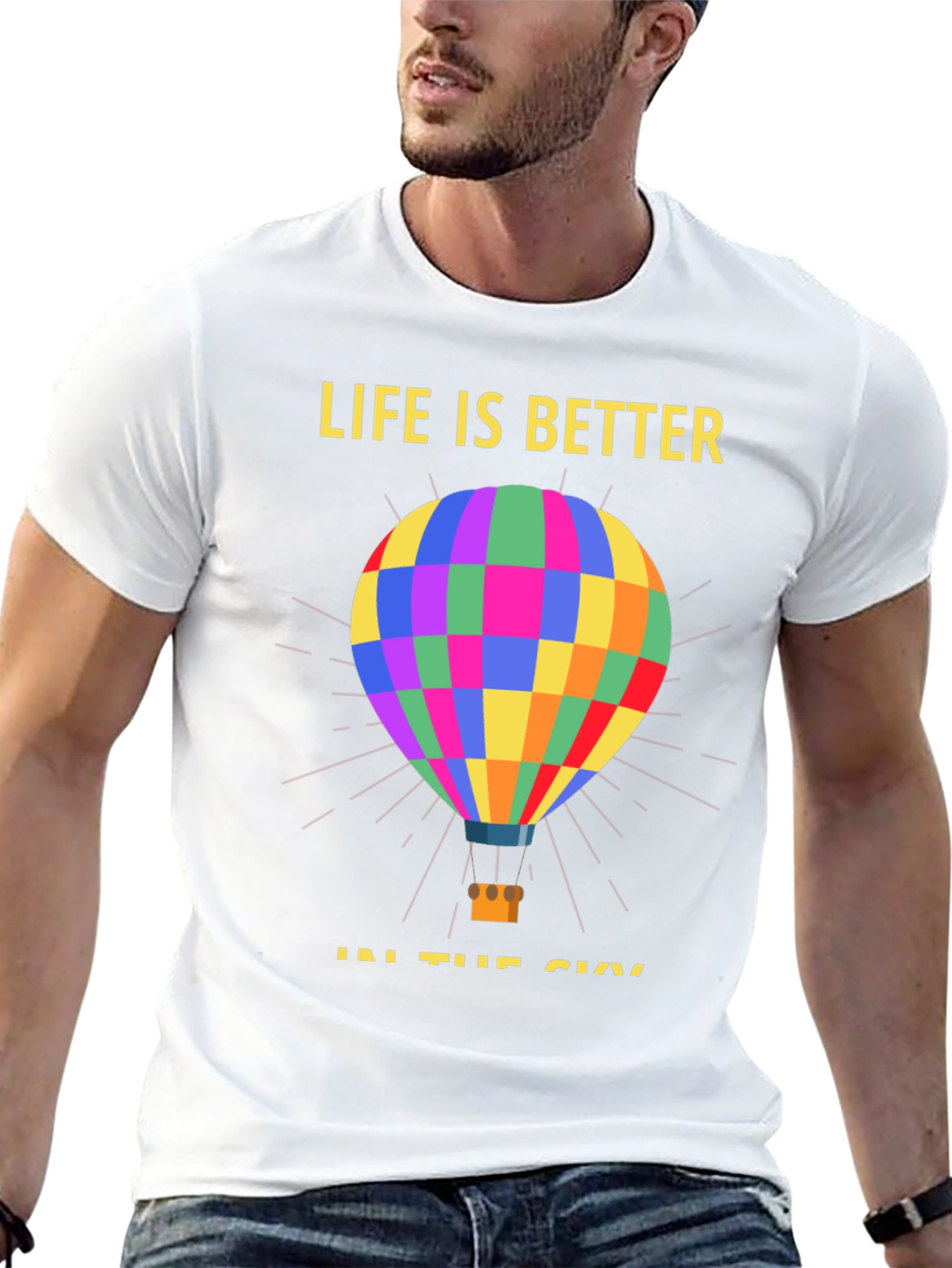 Life Is Better Hot Air Balloon T-Shirt