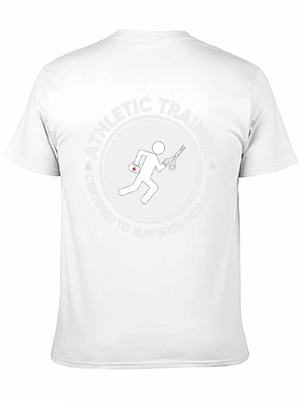 Athletic Trainer Certified to Run with Scissors T-Shirt