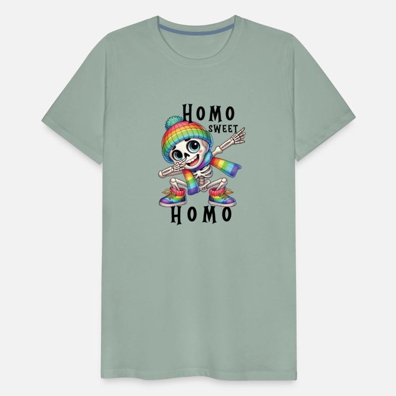 Halloween LGBTQ+ Homo sweet homo Skeleton Dabbing