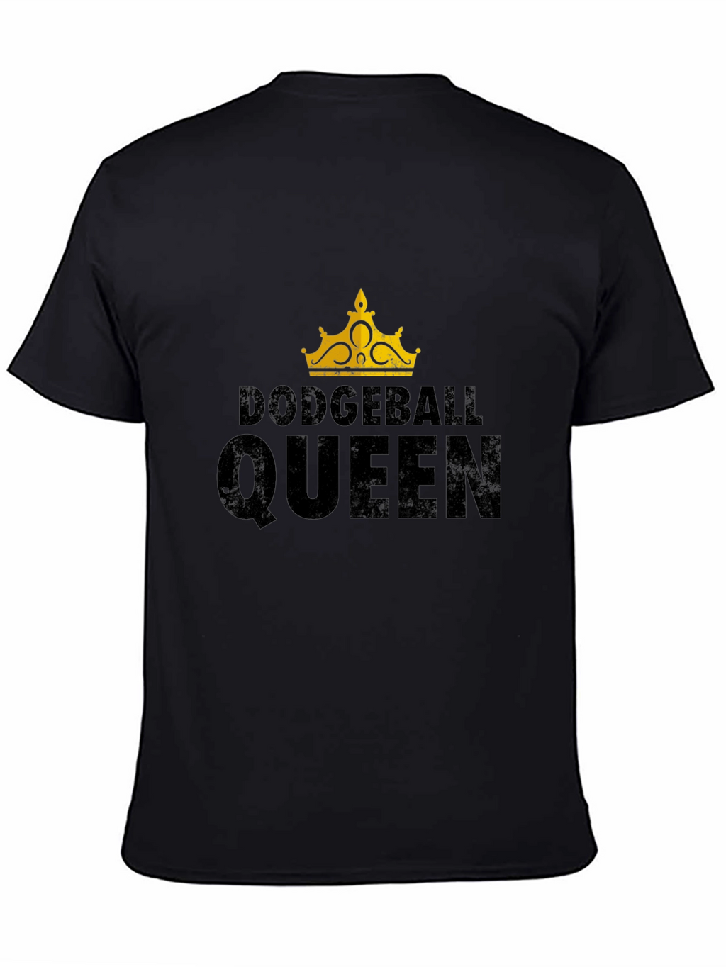 Dodgeball Queen Black Graphic T-Shirt
