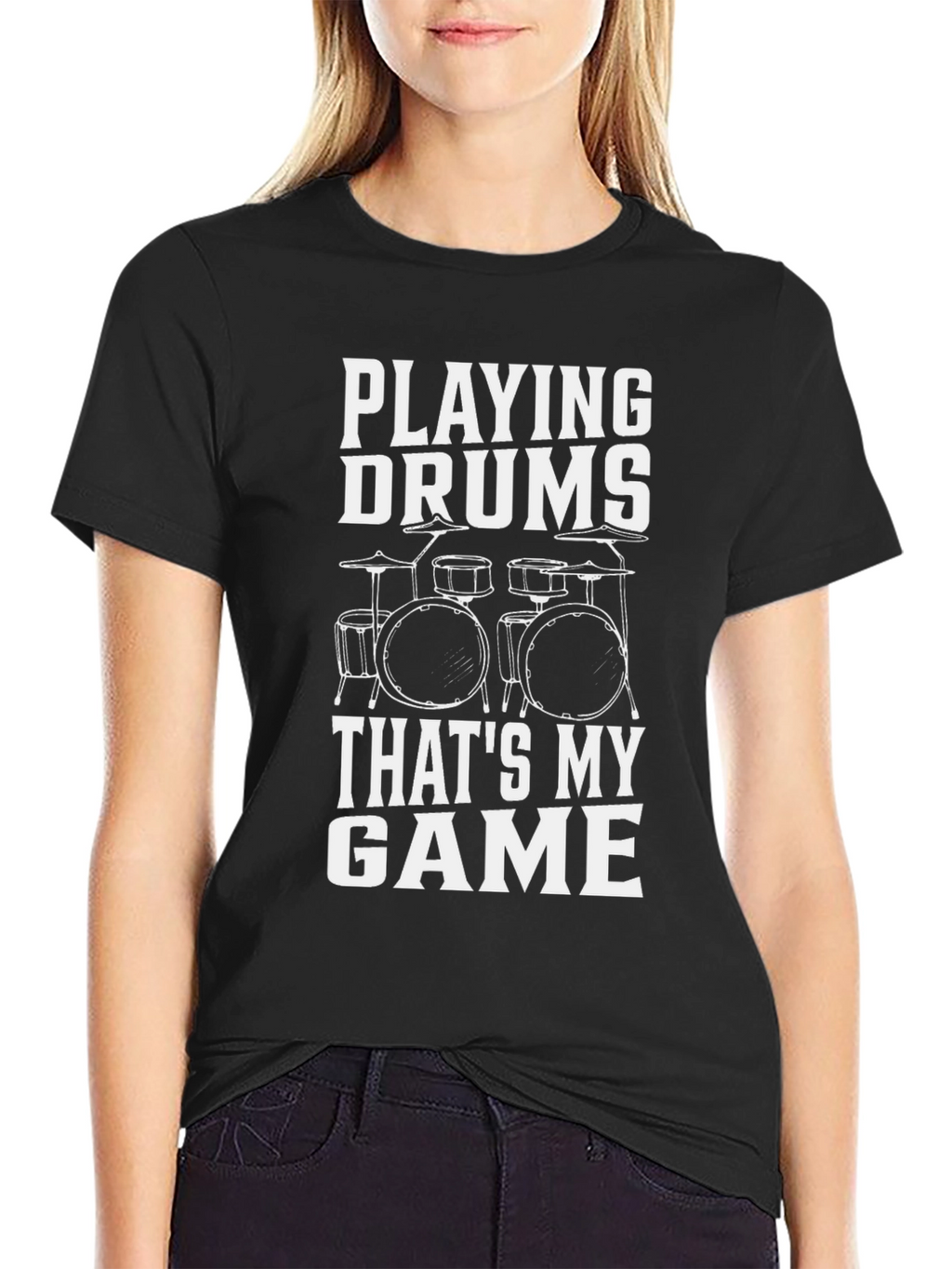 Drummer Graphic T-Shirt: Playing Drums Thats My Game!