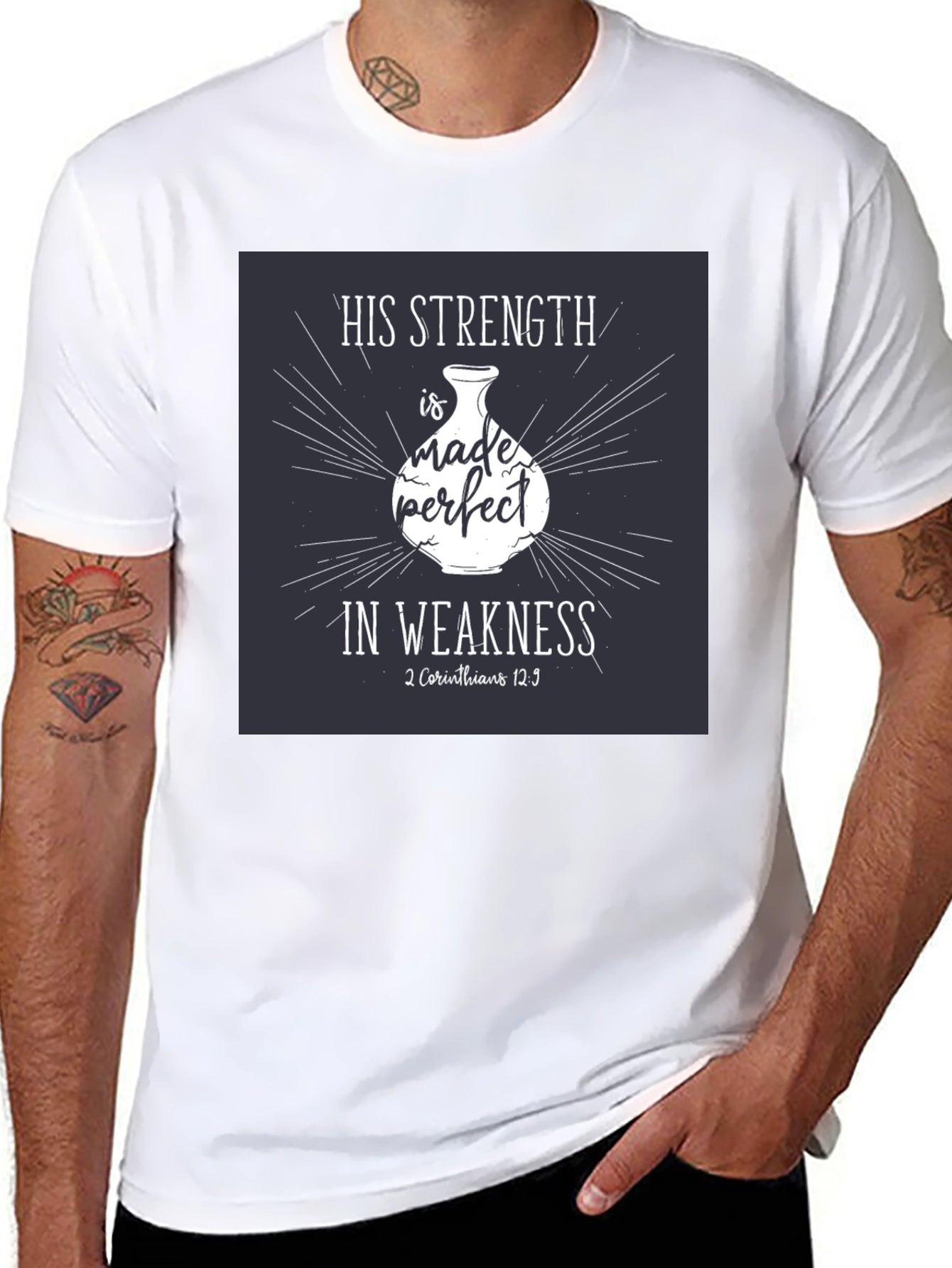 Strength in Weakness Graphic Tee