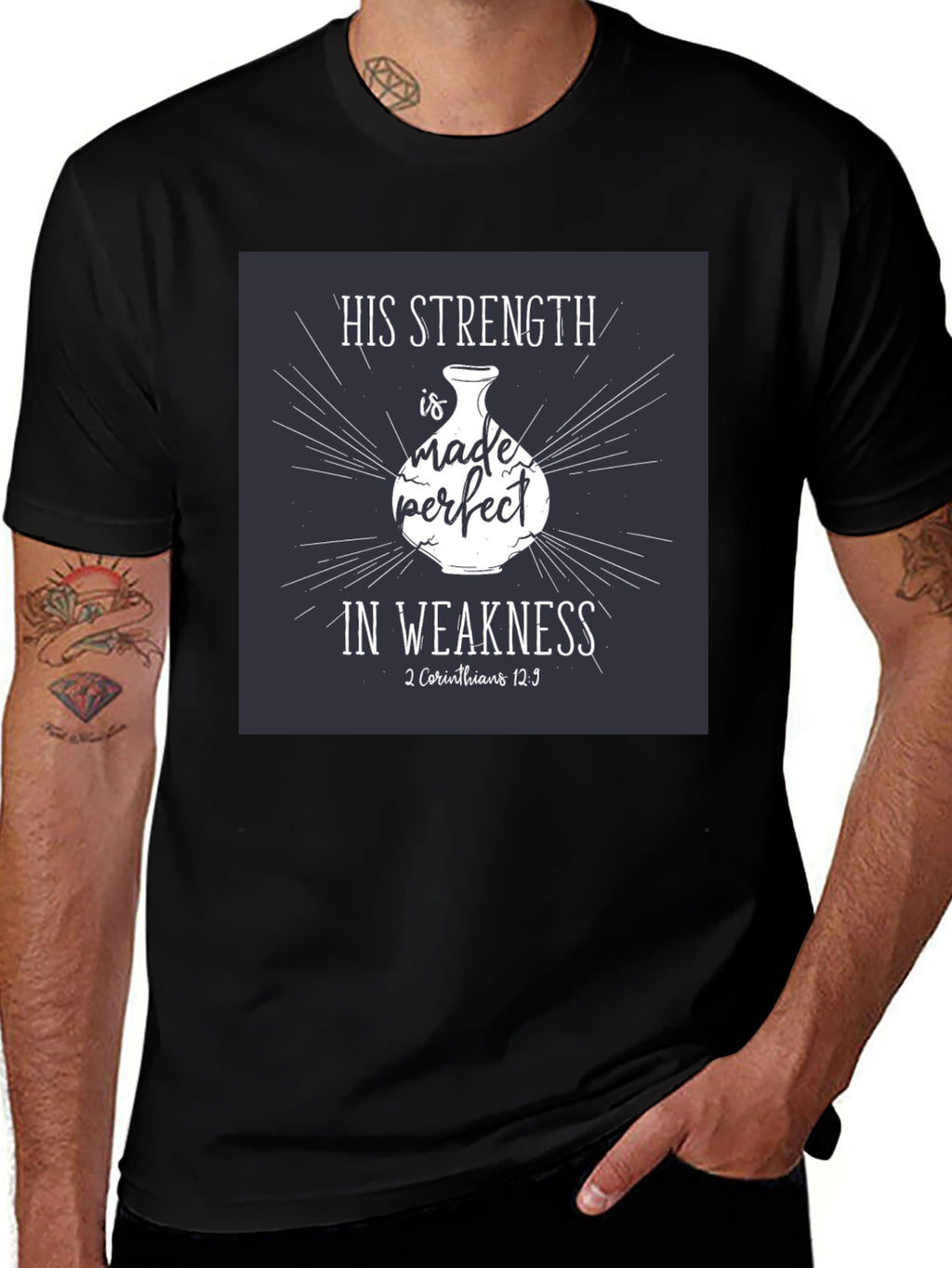 Strength in Weakness Graphic Tee
