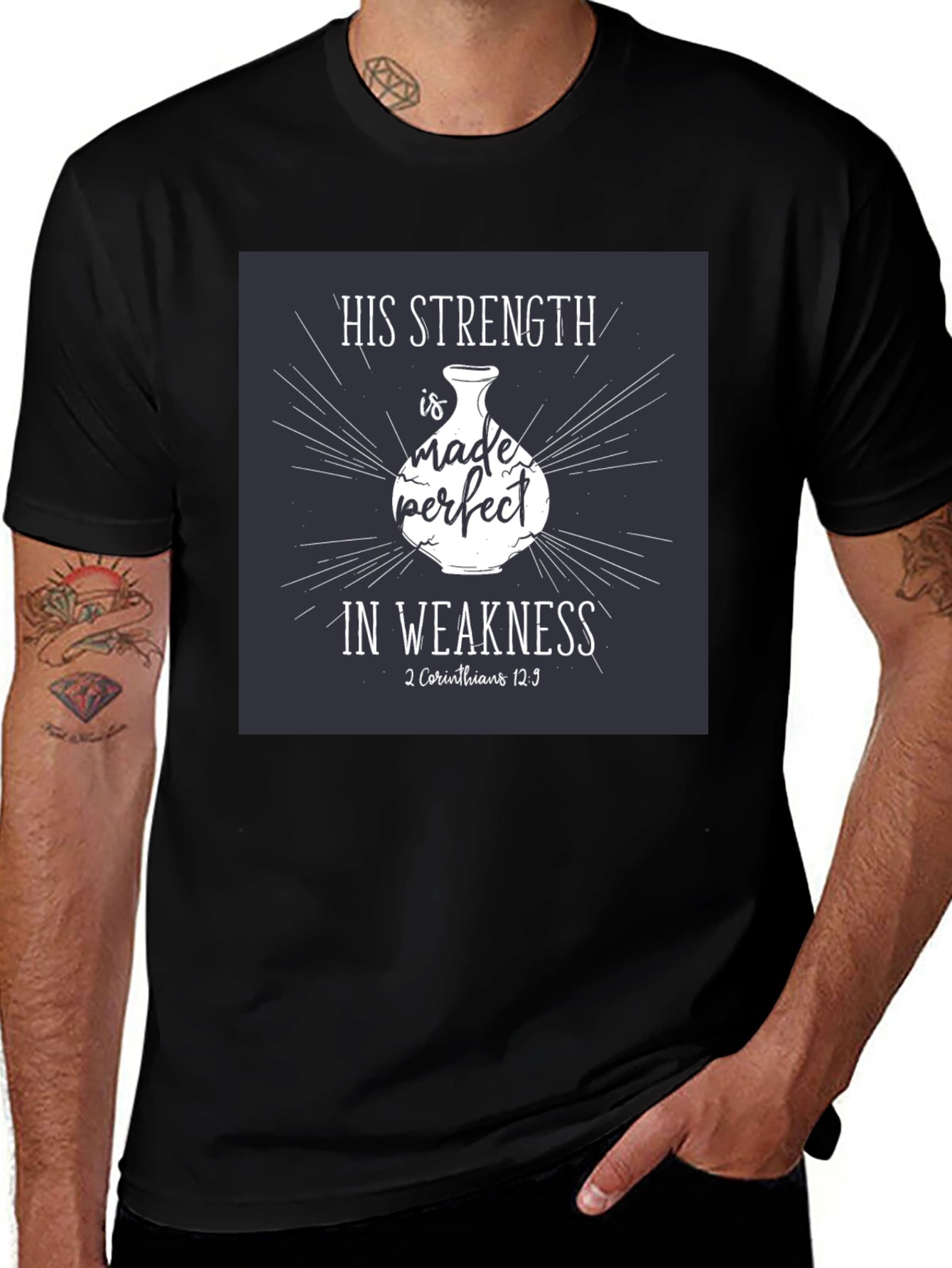 Strength in Weakness Graphic Tee
