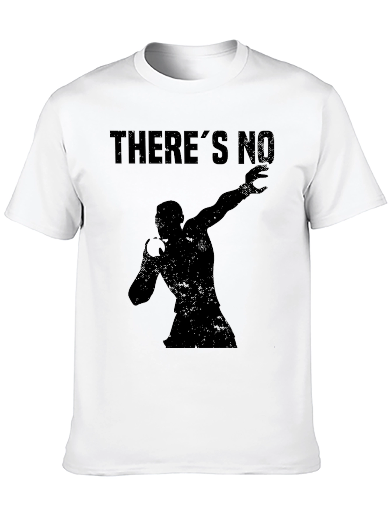 Mens Black Theres No Graphic T-Shirt