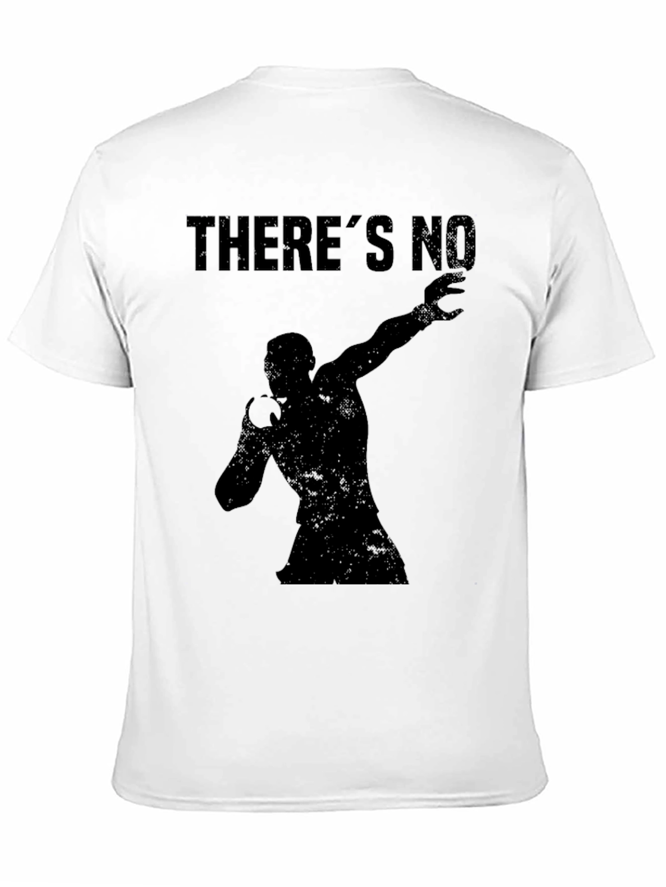 Mens Black Theres No Graphic T-Shirt