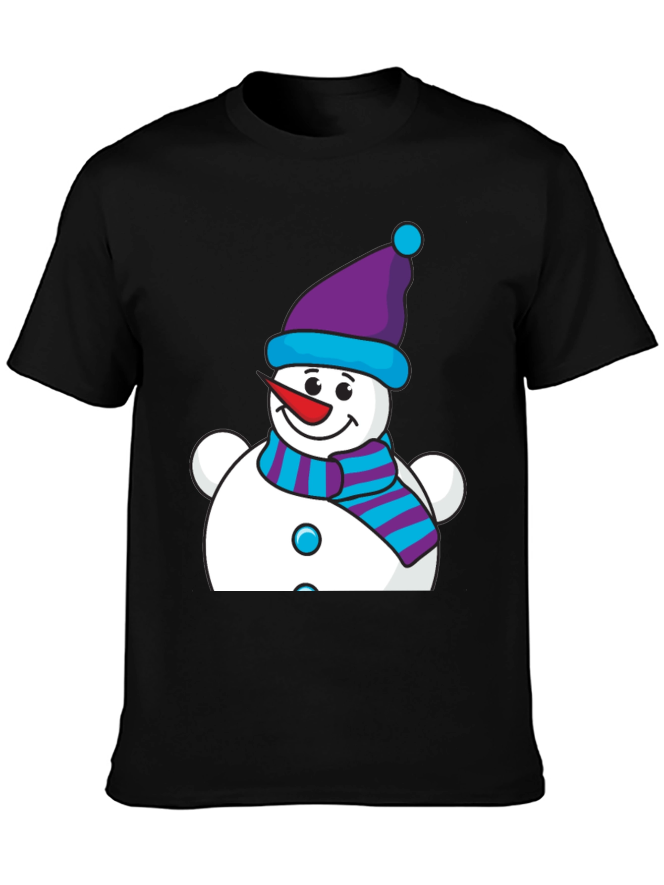 Snowman Graphic Tee - Holiday Cheer