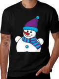 Snowman Graphic Tee - Holiday Cheer