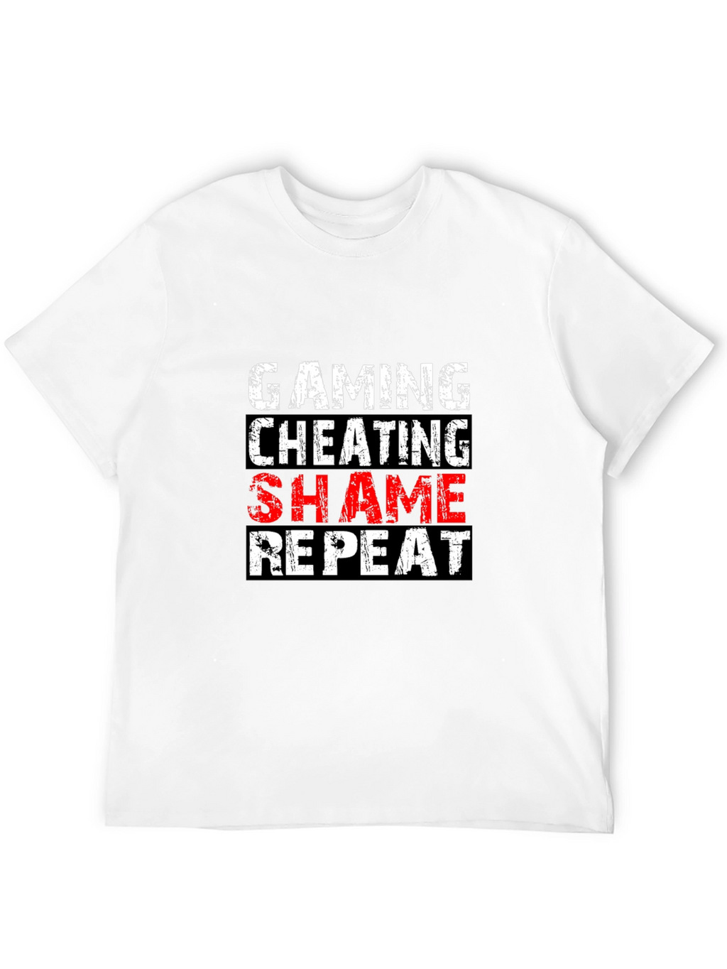 Gaming Cheating Shame Repeat T-Shirt