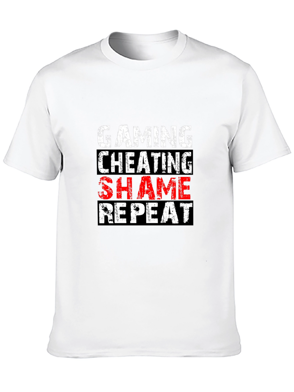 Gaming Cheating Shame Repeat T-Shirt