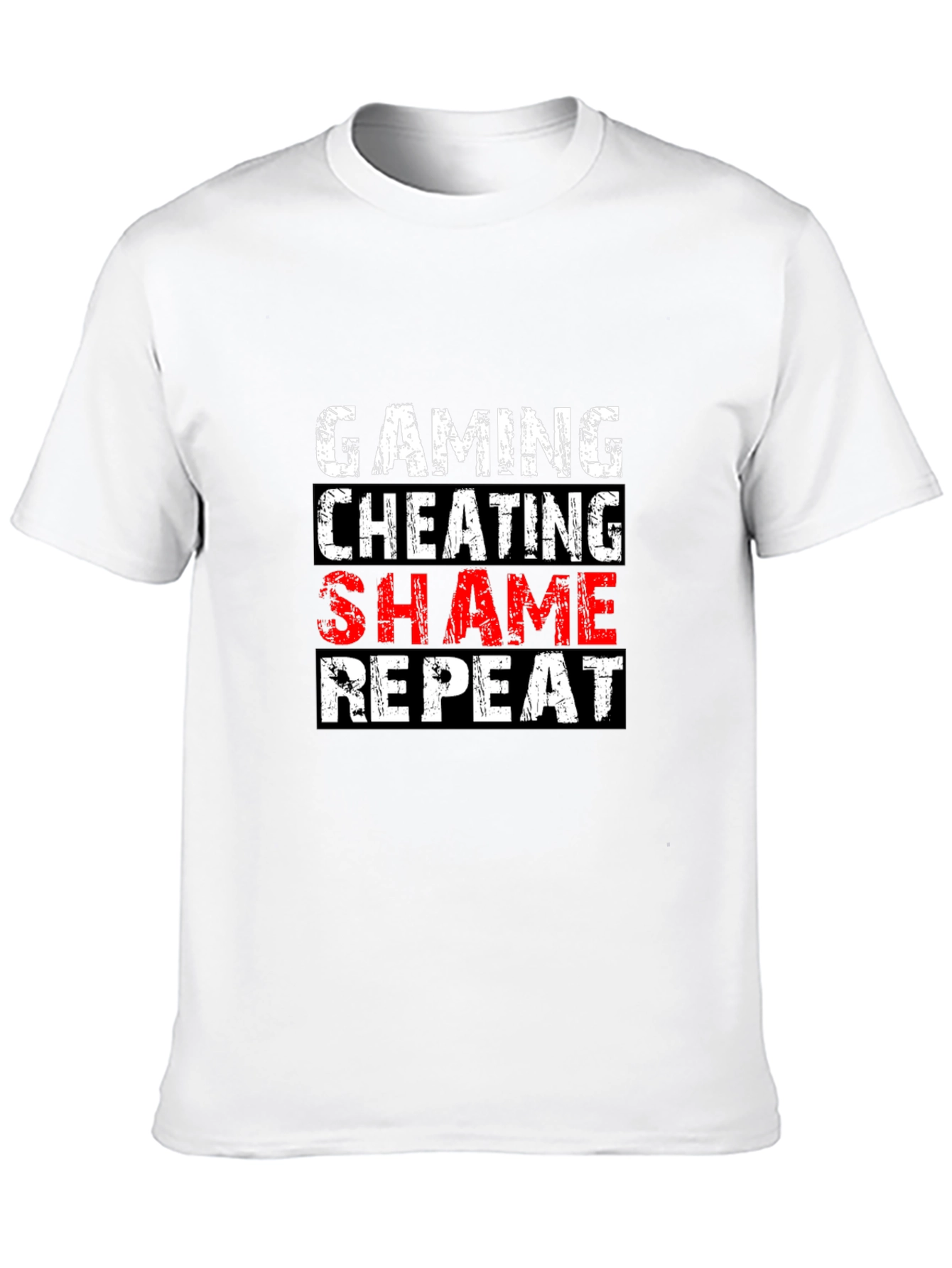 Gaming Cheating Shame Repeat T-Shirt