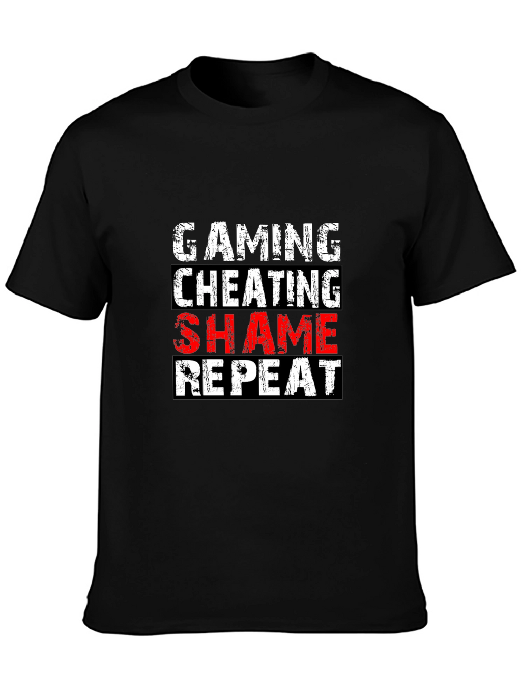 Gaming Cheating Shame Repeat T-Shirt