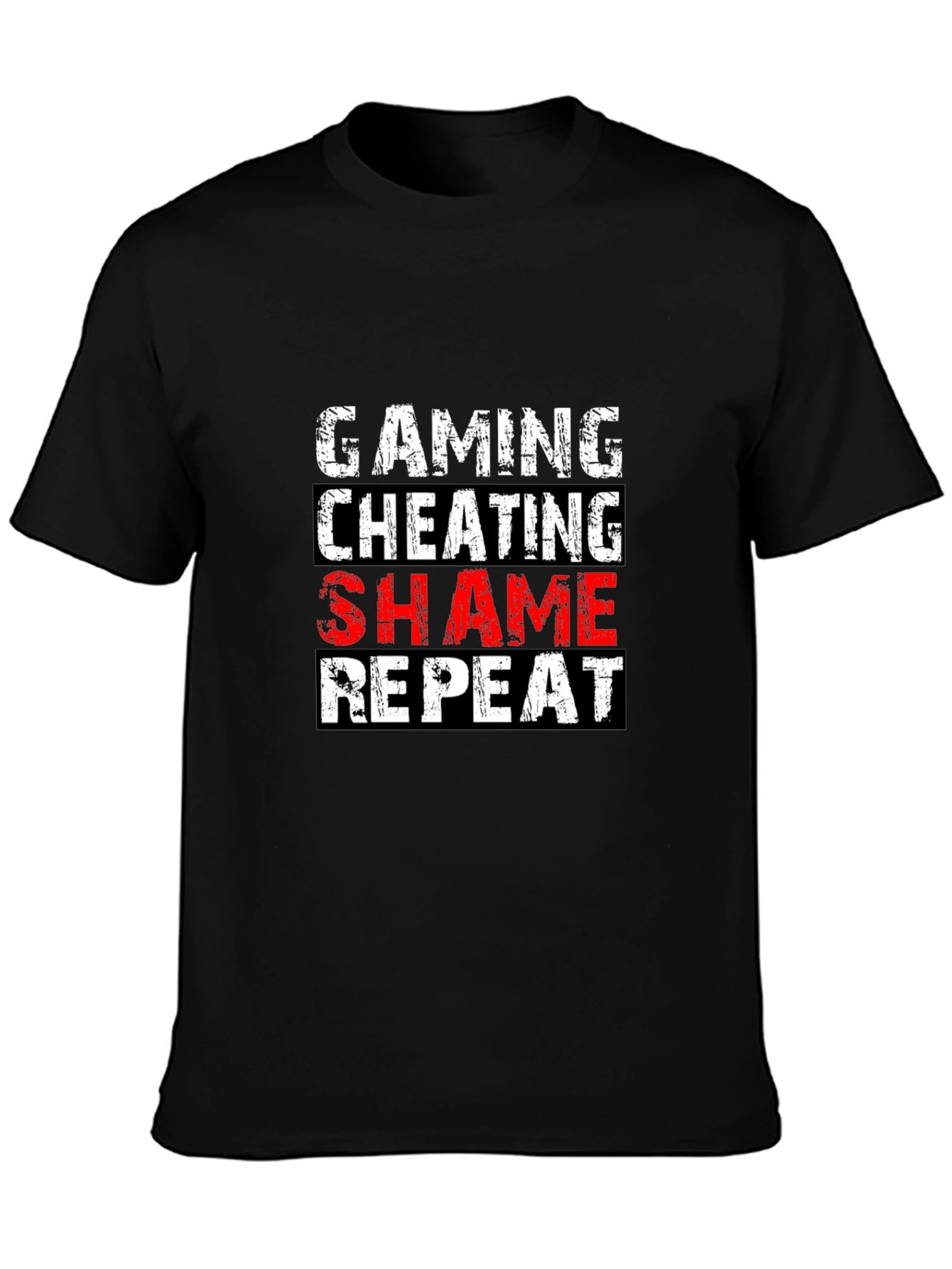 Gaming Cheating Shame Repeat T-Shirt