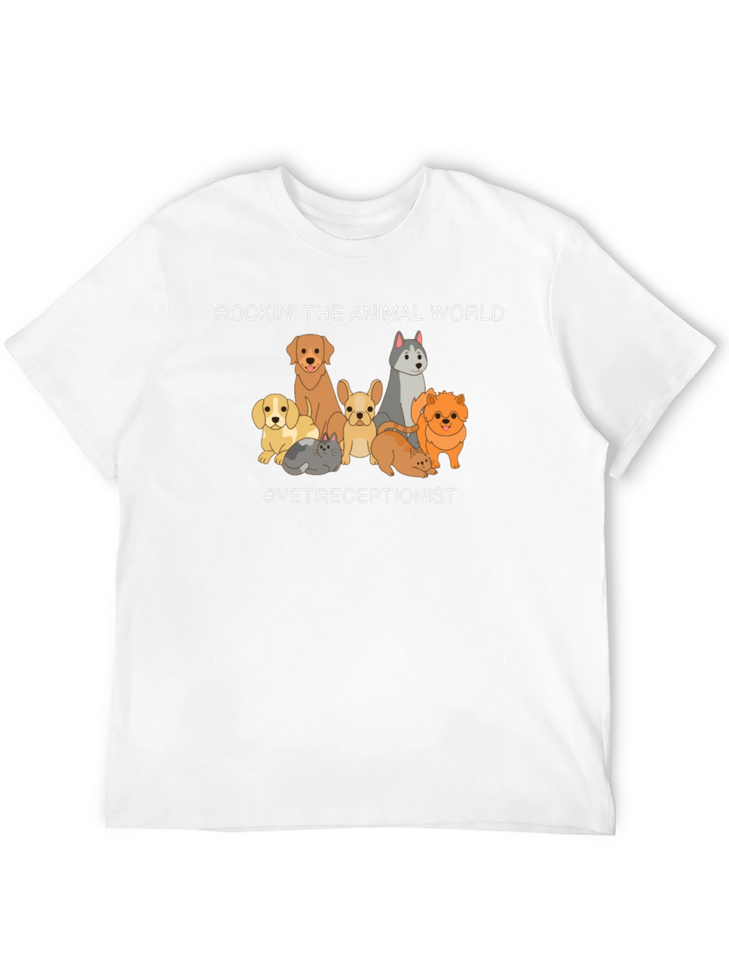 Vet Receptionist Animal World T-Shirt