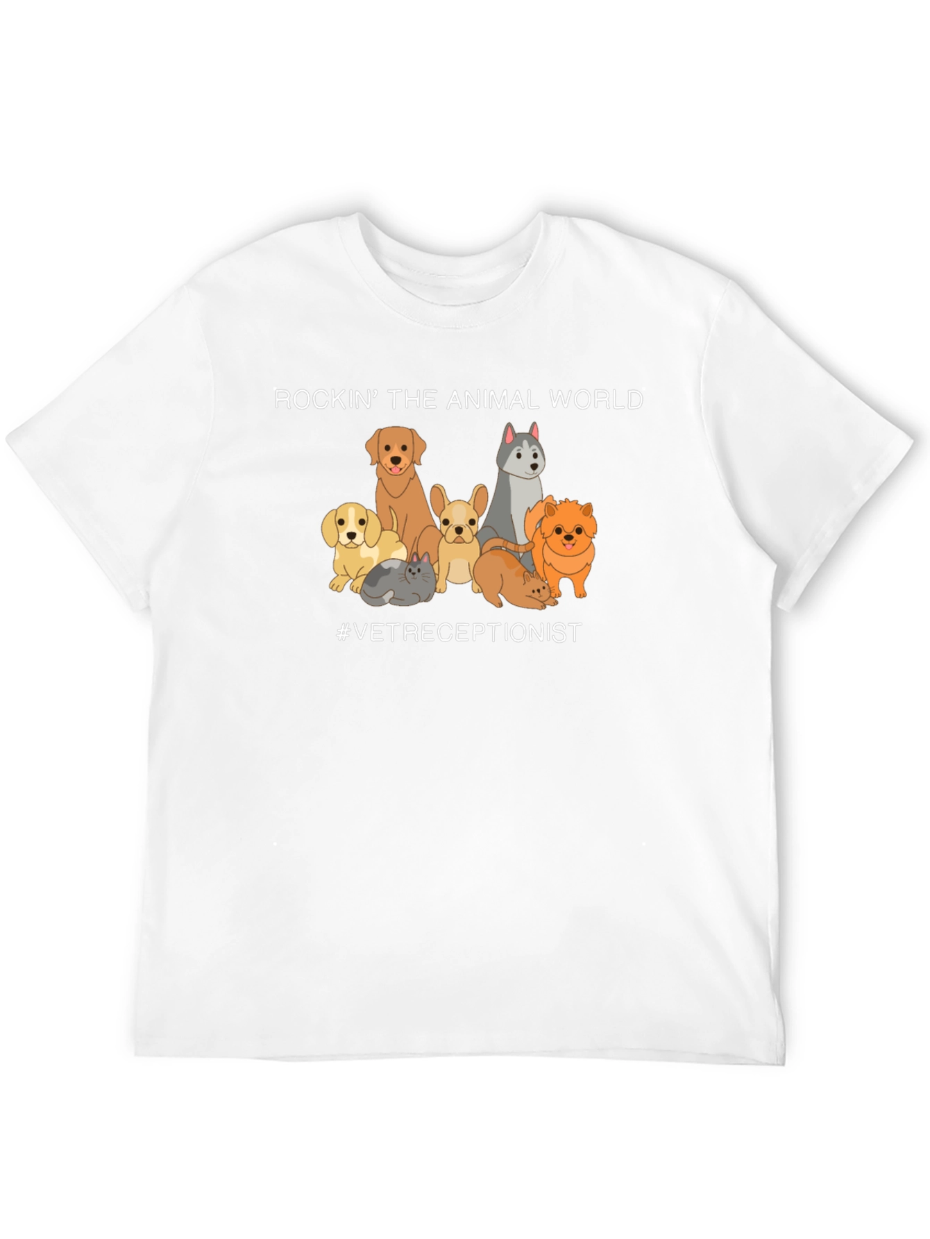 Vet Receptionist Animal World T-Shirt