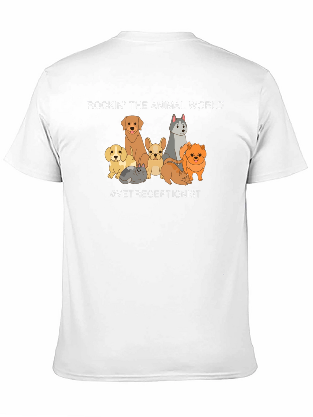 Vet Receptionist Animal World T-Shirt