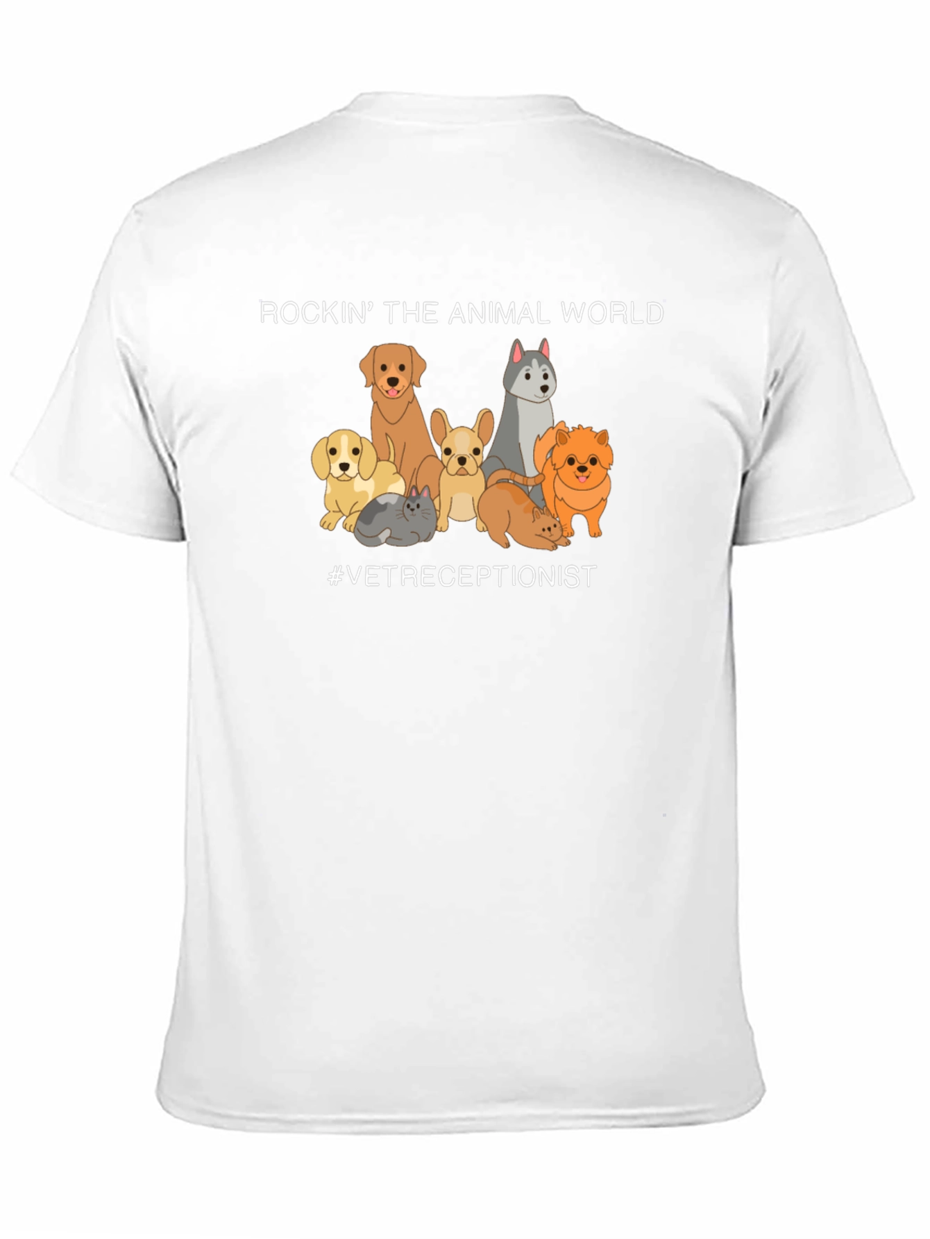 Vet Receptionist Animal World T-Shirt