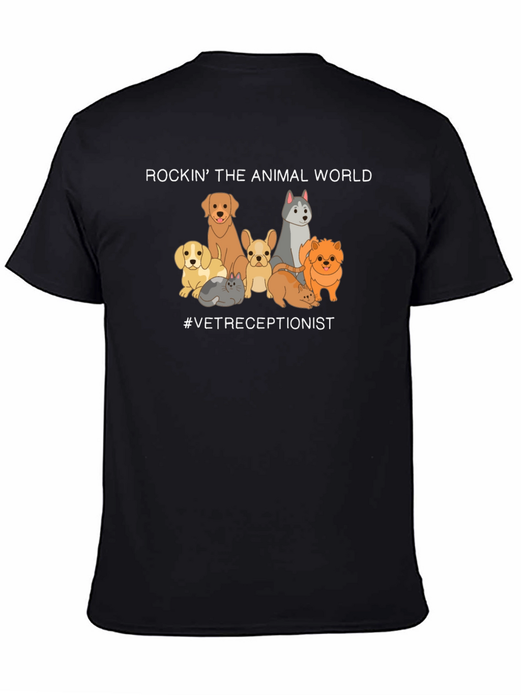 Vet Receptionist Animal World T-Shirt