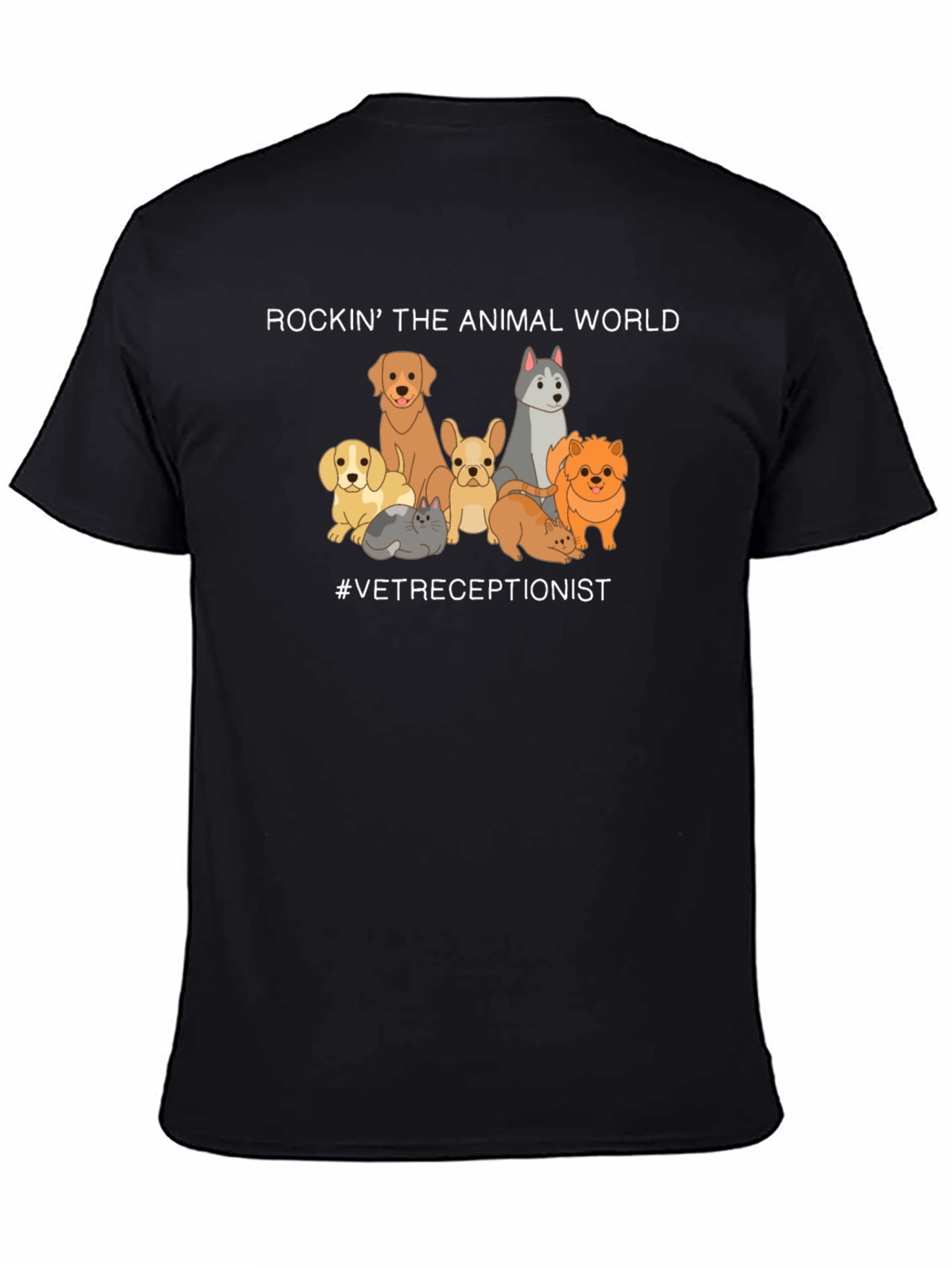 Vet Receptionist Animal World T-Shirt