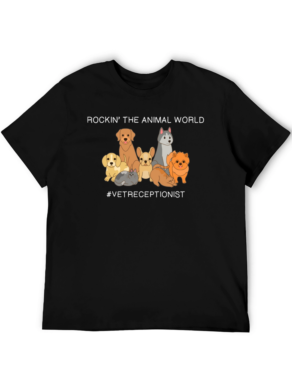 Vet Receptionist Animal World T-Shirt