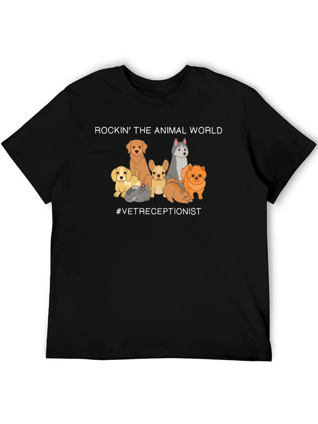 Vet Receptionist Animal World T-Shirt