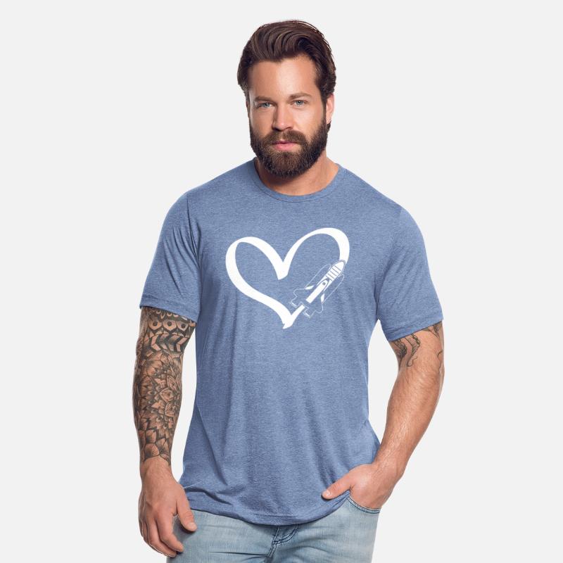 Heart Space Ship - Space Flight Rocket Scientist