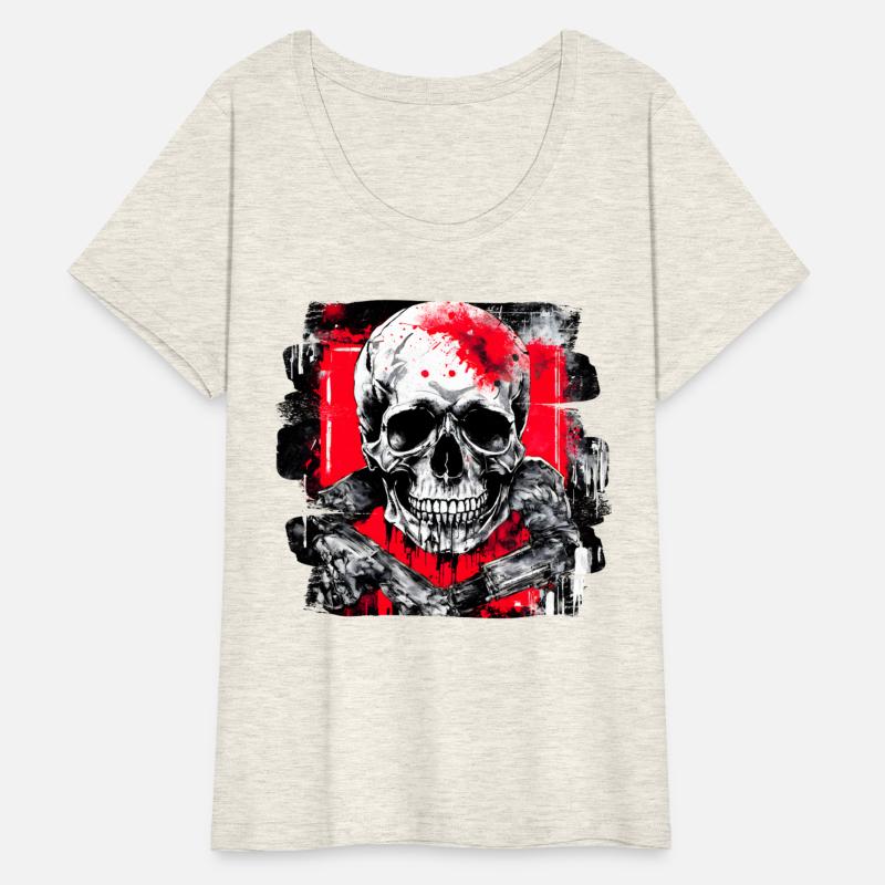Heavy Metal Trash Polka Tattoo Style